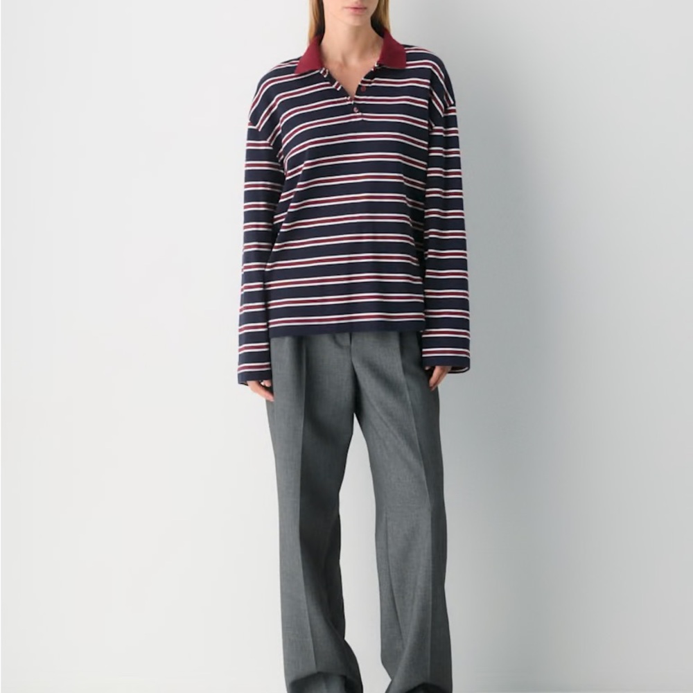 Aritzia Effortless Pant Heather Charcoal Gray size 4 - Picture 2 of 4